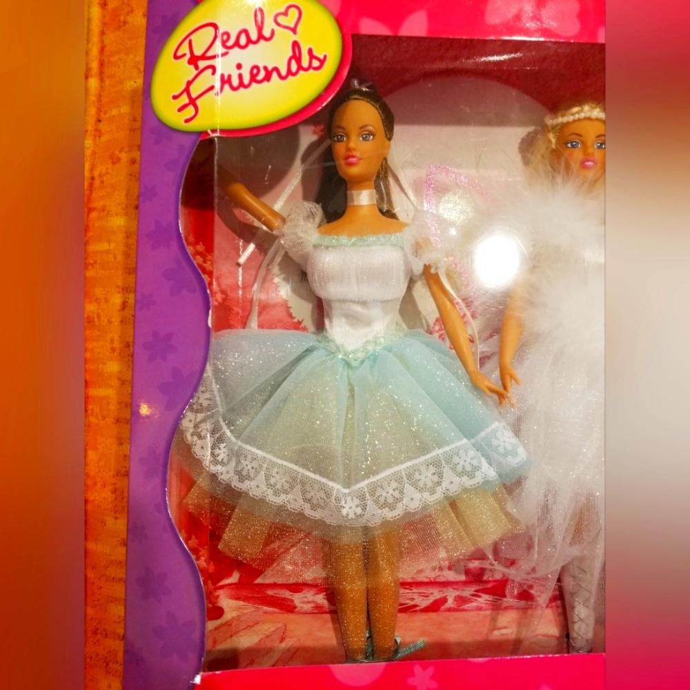 Vintage REAL FRIENDS FASHION DOLLS Fairy & Ballerina, Bailarina y Hada NRFP | #3 - Picture 2 of 7